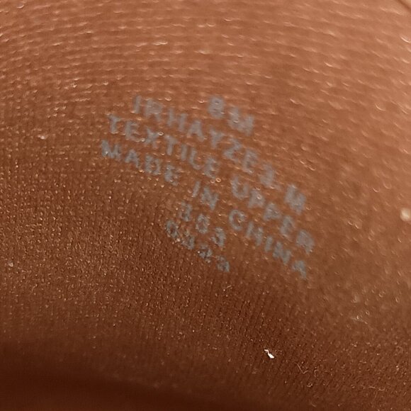 Indigo Rd Black Cream Stripe Mule Heels Womens Sz 8 - Picture 4 of 16